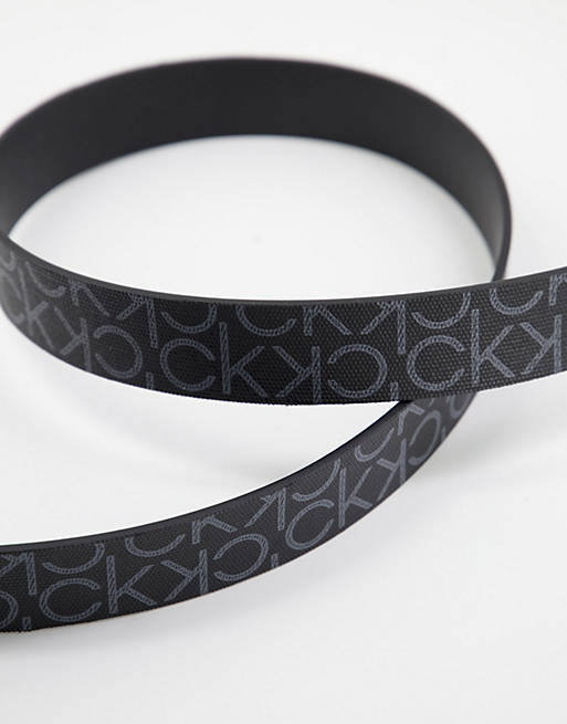 Calvin Klein new monogram belt in black | ASOS