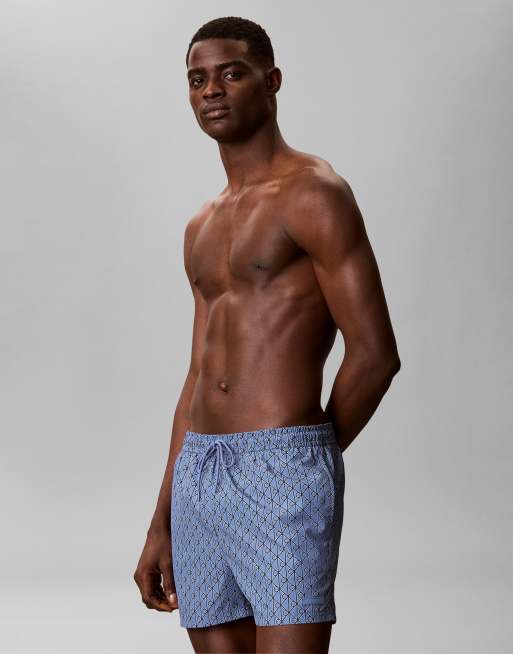 Calvin Klein – Niebieskie szorty kąpielowe, 3 z 4