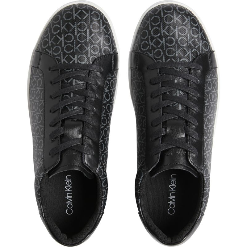 Calvin Klein – Niedrige Sneaker mit Monogramm-Muster