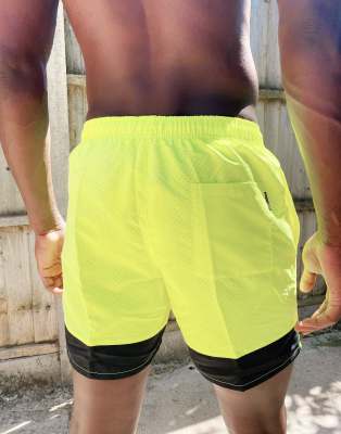 mesh swim shorts