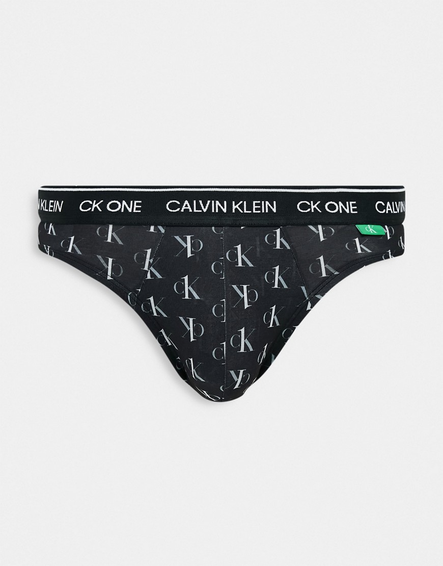 Calvin Klein - Onderbroek met logo-dessin in zwart