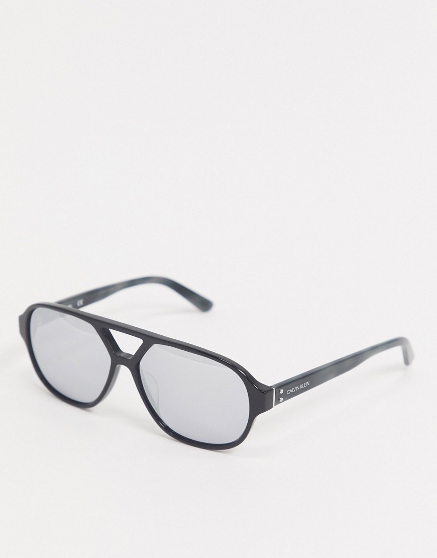 Calvin Klein oversized sunglasses-Black
