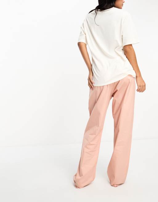 Calvin Klein Logo Long Sleeve Top & Pants Pajama 2-Piece Set