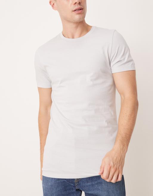 Calvin Klein - Pakke med 3 kortærmede T-shirts i marineblå/grå/blå, 2 af 4
