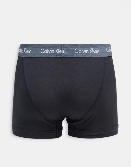 Calvin Klein - Pakke med 3 par sorte boksershorts med kontrasterende logo-taljebånd, 3 af 4