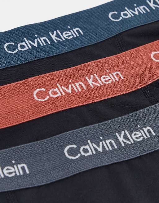 Calvin Klein - Pakke med 3 par sorte boksershorts med kontrasterende logo-taljebånd, 4 af 4