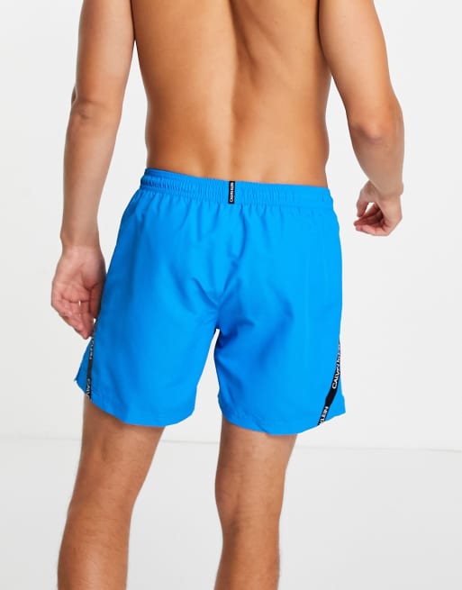 Calvin Klein - Pantaloncini da bagno medi blu ibiza con coulisse, 2 di 4
