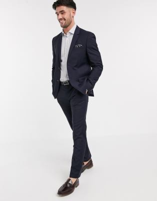 Calvin Klein Paris refined wool suit 