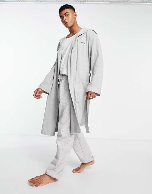 Calvin Klein Peignoir Gris ASOS