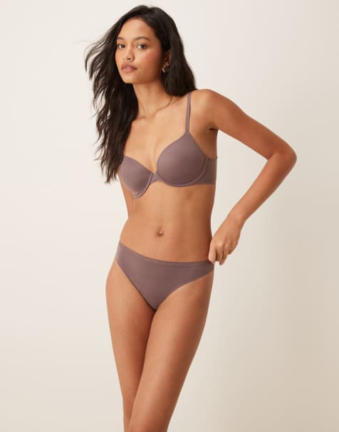 Calvin Klein Perfectly Fit bikini briefs in brown - view 1