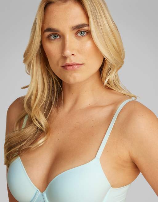 Calvin Klein – Perfectly Fit – Bladozielony biustonosz, 3 z 4