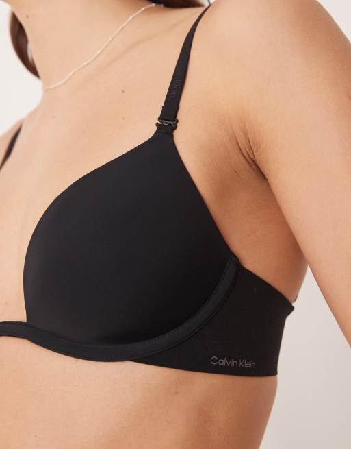 Calvin Klein - Perfectly Fit - Reggiseno scollo profondo nero, 2 di 4