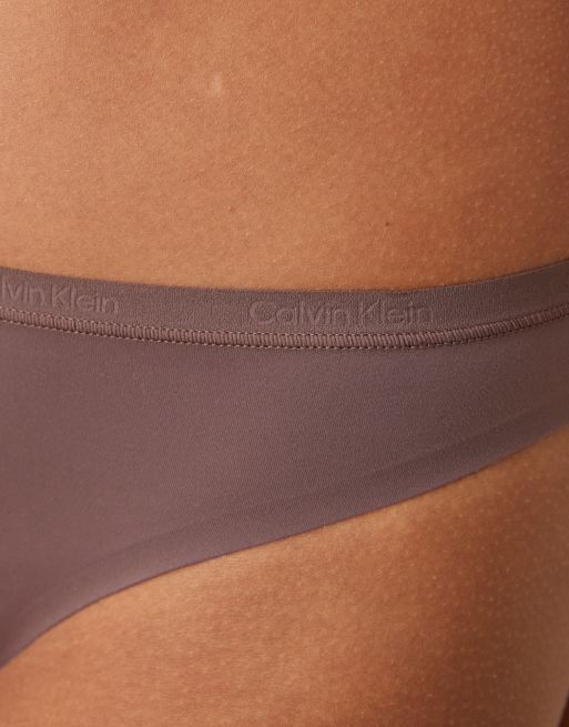 Calvin Klein – Perfectly Fit – Slip in Braun mit Bikini-Schnitt, 2 von 4