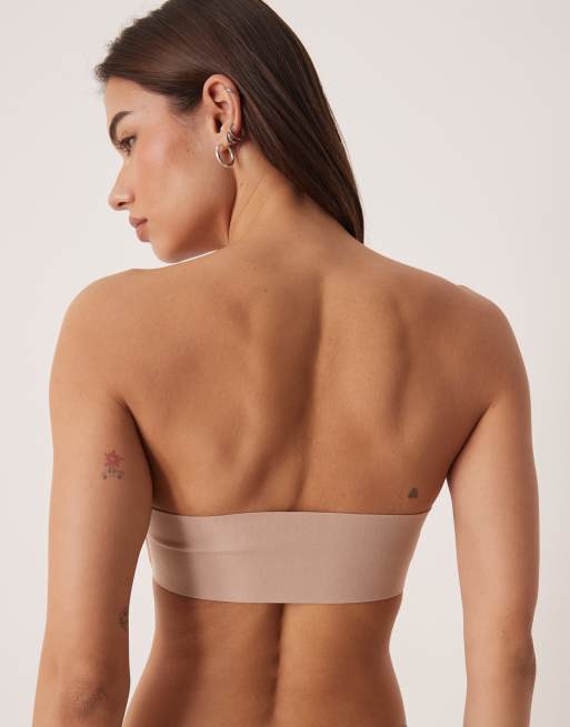Calvin Klein - Perfectly Fit - Soutien-gorge sans bretelles avec fermoir sur le devant - Beige, 2 de 4