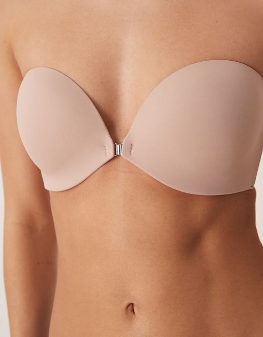 Calvin Klein - Perfectly Fit - Soutien-gorge sans bretelles avec fermoir sur le devant - Beige, 4 de 4