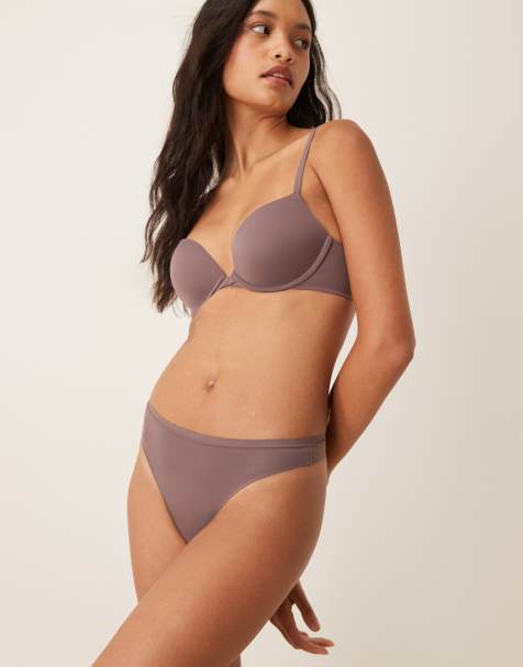 Calvin Klein - Perfectly Fit - String in bruin - view 1