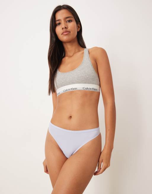 Calvin Klein – Perfectly Fit – Tanga in Hellblau, 3 von 4