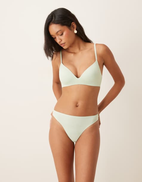 Calvin Klein Perfectly Fit thong in mint - view 1