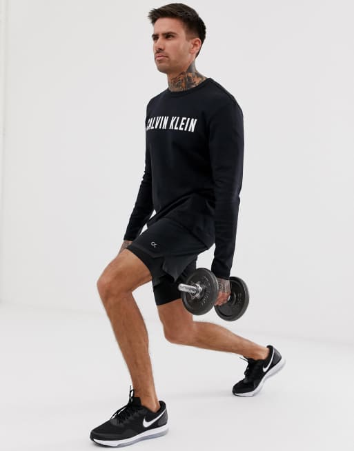 Calvin Klein Performance 2-In-1 Gym Shorts