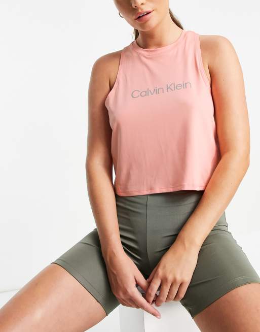 Pink calvin on sale klein top