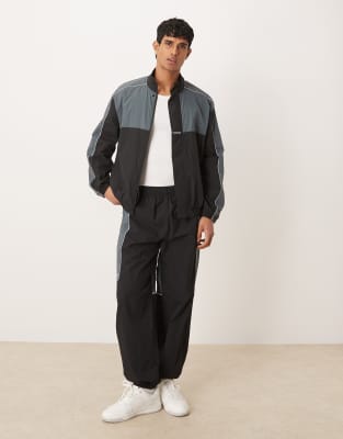 Calvin Klein Performance Color Block Jacket In Multi