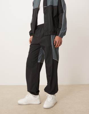 Calvin Klein Performance Color Block Sweatpants In Multi