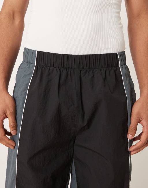 Calvin Klein Performance colourblock trackies in black & grey (part of a set), 4 of 5