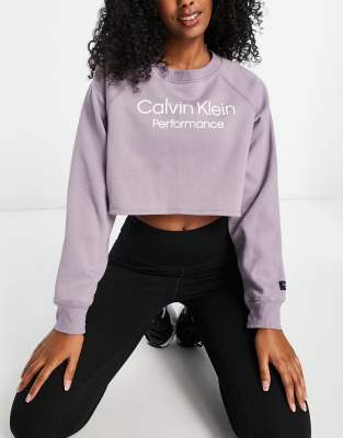 calvin klein cropped sweater