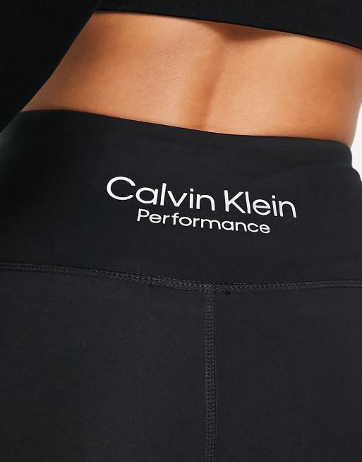 Calvin Klein Performance Women's High-Rise Logo-Back Leggings