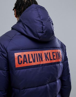 calvin klein navy blue jacket