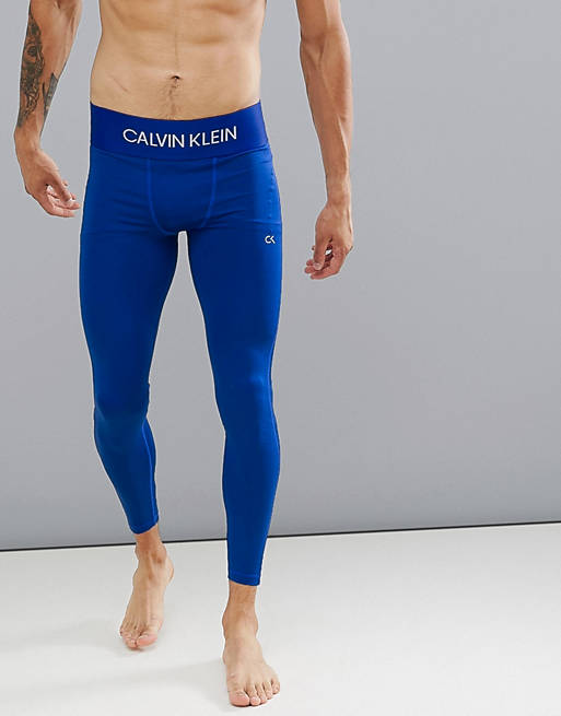 Calvin Klein Performance logo compression tights | ASOS