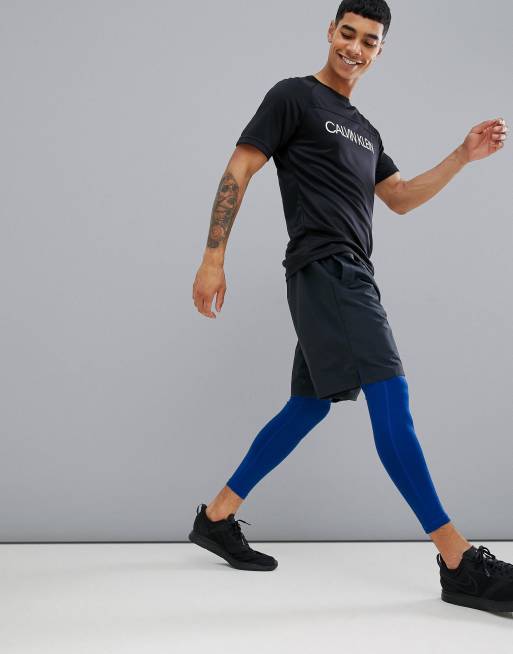 Calvin Klein Performance logo compression tights