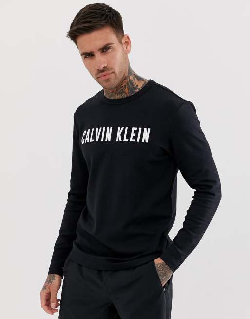 Calvin klein performance on sale long sleeve shirt