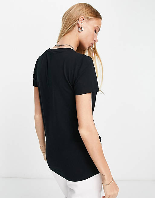 Calvin Klein Performance logo short sleeve t-shirt in black | ASOS