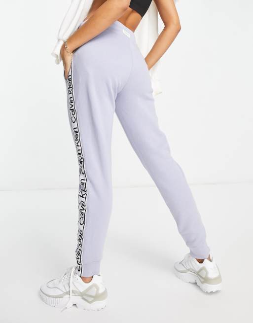 Calvin Klein Performance logo tape sweatpants in gray - part of a set