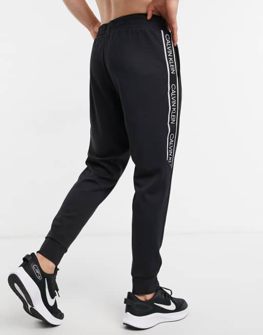 Calvin Klein Performance Logo-tape High-rise Pant in Black