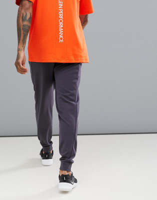 calvin klein grey and orange joggers