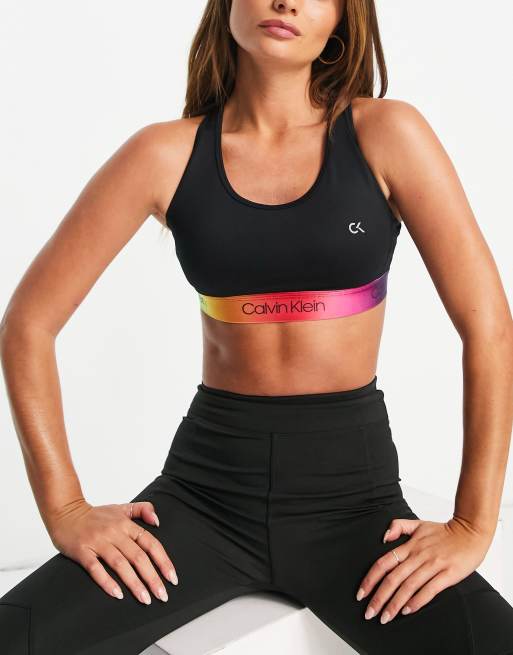 Calvin klein rainbow store sports bra