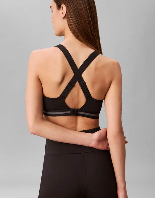 Calvin Klein Performance soutien-gorge de sport convertible à fort maintien noir, 4 de 6