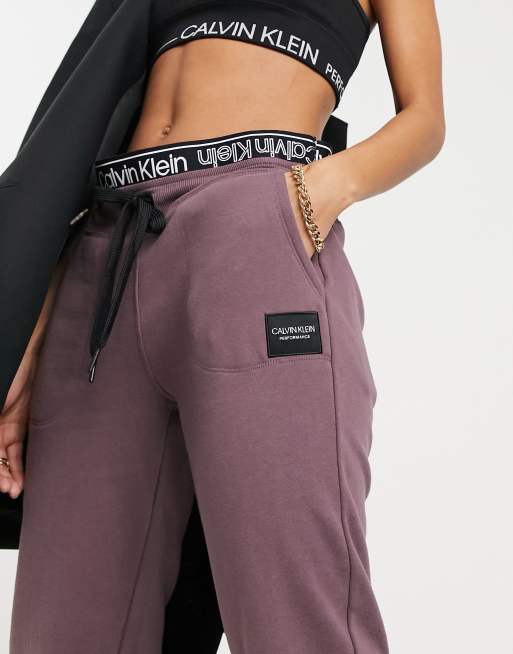 Calvin Klein Performance Pants Pink on SALE