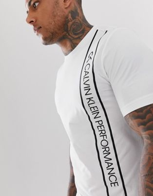 Calvin Klein Performance - T-shirt met logo in wit