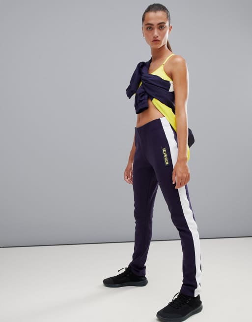 Calvin Klein Performance Modular Strappy Sports Bra in black, ASOS