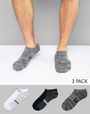 Calvin Klein Performance Trainer Socks With Coolpass In 3 Pack ASOS