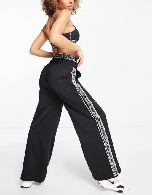 Calvin klein hot sale wide leg sweatpants