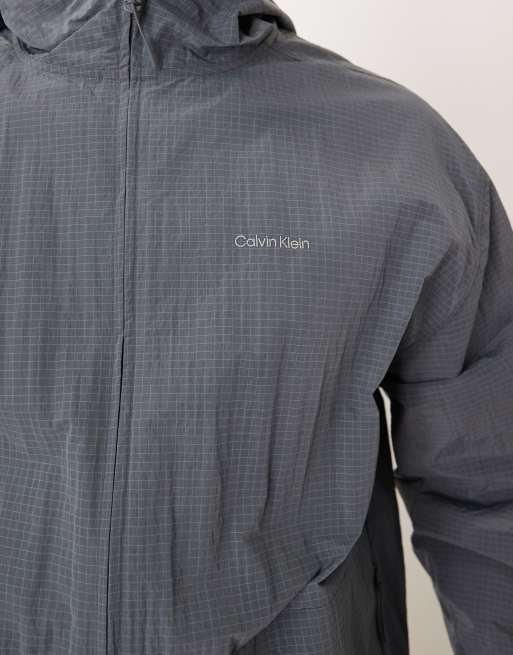 Calvin Klein Performance – Windjacke in Grau, Kombiteil, 5 von 5