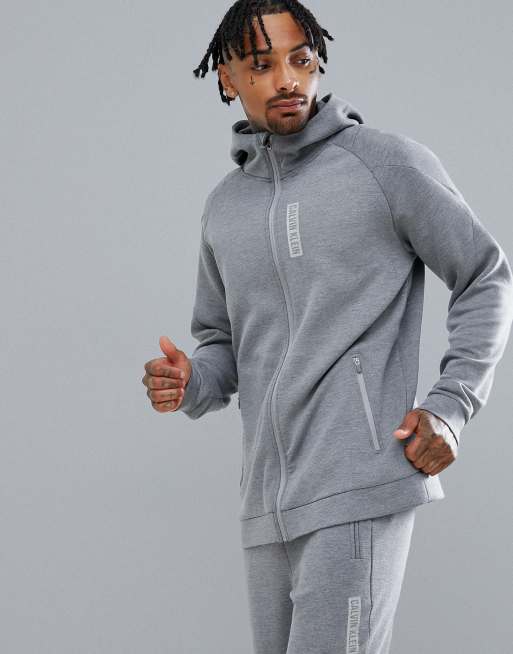 Calvin Klein Performance zip-thru logo hoodie | ASOS