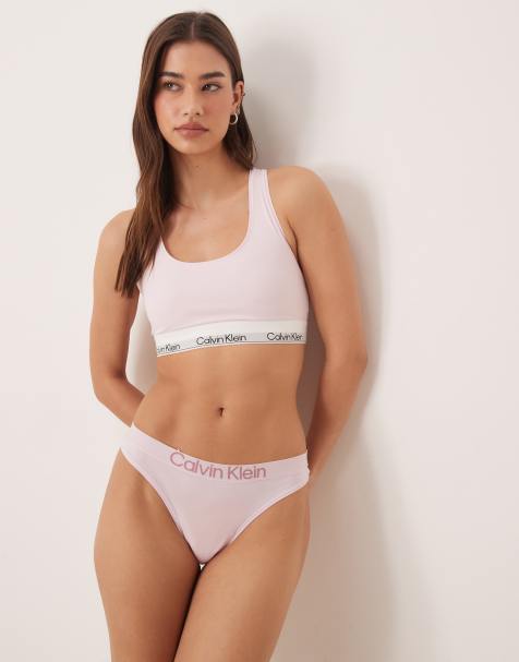 Calvin Klein - Perizoma in cotone extra morbido rosa chiaro - view 1