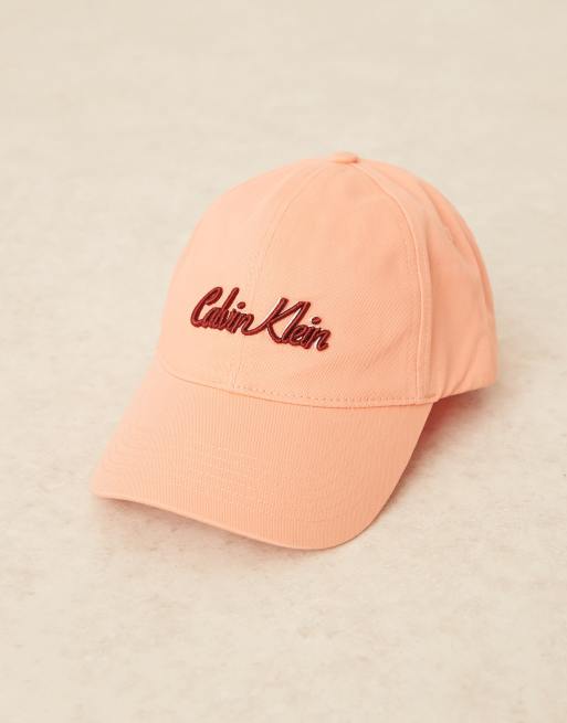 Calvin Klein - Pet met tekstlogo in roze en rood, 3 van 3