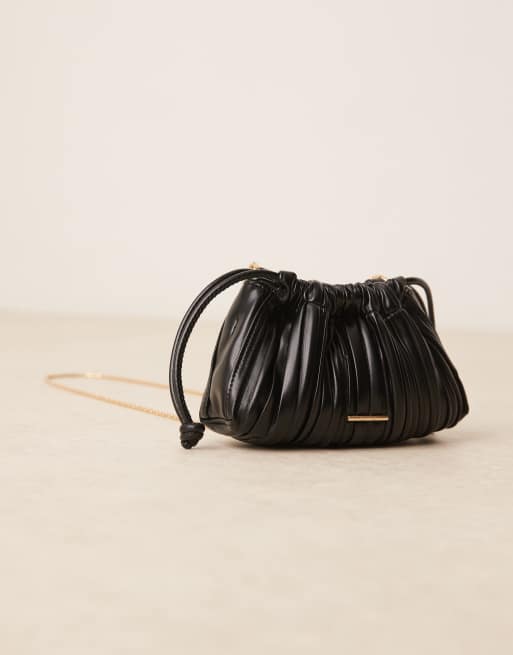 Calvin Klein - Plissé mini tas in zwart, 4 van 4