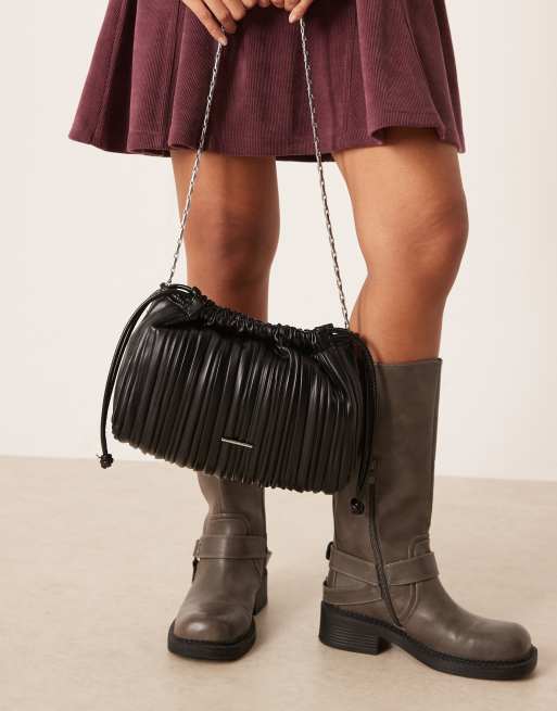 Calvin Imit Pat Calvin Handtasche Calvin Klein – Plissierte